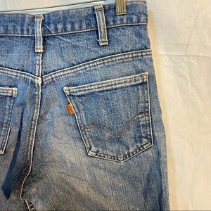Vintage ORANGE TAB kick flare Levi’s.